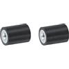 QUARKZMAN 2pz 15 x 20mm M5 Filettatura Femmina Supporti in Gomma, Isolatori di Vibrazioni, Sostituiscono Cuscinetti Antivibranti Blocco di Base Piatto e Silenzioso