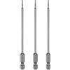 QUARKZMAN 3pz H1,5 Chiavi a Brugola per Punte da Trapano 1,5mm Punte Metriche Piane 1/4 Attacco Esagonale 110mm (4,3) Punta Cacciavite Esagonali Magnetico Lungo Industriale per Viti