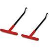 Hsthe Sea 2Pcs Moto Scarico Molla Ganci A Forma di T Maniglia Molla Installato Puller Ganci Trampolino Molla Tirare Strumento Strumento di Rimozione Molla
