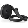 IdeaGenesis - Cinghia per Tapparelle Avvolgibili Nera di 18mm x 6m Super Resistente Corda di Ricambio per Bobina di Tapparella Interno Rinforzato per Avvolgitore (Nero, Cinghia 18mm)