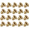 METALLIXITY Foro Passante Rivetto (2.5x3mm) 200pz, Rame Cavo Rivetto Dadi - per PCB Tavole, Ramato