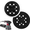 Dozylive Disco levigatrice 125 mm 8 fori per Bosch PEX 300 AE PEX 400 AE AdvancedOrbit 18, disco levigatrice professionale 125 mm Hook e Loop per levigatrice eccentrica bianco