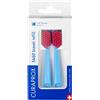 Curaprox CS 5460 Spazzolino da denti-per set da viaggio/Ultra Soft Rimozione della placca/Blu-Rosso/Ricarica Duo-pack/Made in Switzerland