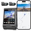 VIOFO A229 Plus 3CH 2K + 2K + 1080P, doppio STARVIS 2, dash cam anteriore e posteriore HDR, controllo vocale e fotocamera per auto Wi-Fi Wi-Fi da 5 GHz, GPS ultra preciso, super visione notturna 2.0