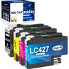 Jagute LC427 LC 427 Cartucce d'inchiostro Compatibile con Brother LC427 LC427XL per Stampante Brother MFC-J5955DW MFC-J6955DW MFC-J6957DW MFC-J6959DW HL-J6010DW MFC5955 MFC6955 MFC6957