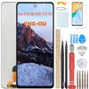 YHX-OU 6.6 Nero Display per ZTE BLADE A75 5G Z2357N LCD Schermo Touch Screen Digitizer Assemblea E Strumenti di Installazione +1 Pezzo Vetro temperato