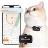 Pawfit Lite GPS Tracker 4G per gatti | monitoraggio in tempo reale | attività | cronologia posizione | portata illimitata | collare scatto | nero onice