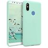 kwmobile Custodia Compatibile con Xiaomi Mi 6X / Mi A2 Cover - Back Case per Smartphone in Silicone TPU - Protezione Gommata - menta matt