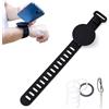 Rieoany Nero Supporto Magnetico Cellulare, Supporto Magnetico Iphone Con Cinghie Regolabili, Adatto Per Palestra, Passeggino, Polso, Carrello Della Spesa, Cyclette