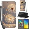 PHINIENLAND Cover per Samsung Galaxy S10e PU Pelle Custodia Flip Dente di leone