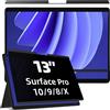 Mamol Filtro per la Privacy Magnetico Compatibile con Surface Pro10/9/8/X, Rimovibile Protezione Schermo Superficie PRO 8/X/9/10, Pellicola Anti Sguardo/Filtro Luce Blu Superficie PRO 13