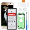 Beefix Batteria per Samsung Galaxy S7, 3000 mAh, alta capacità