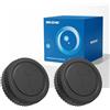 BEIZMEI 2 coperchi per alloggiamento NX, compatibili con fotocamere Samsung NX: NX1000/NX1100/NX2000/NX300/NX300M; 16 mm f/2.4; 12-24 mm f/4-5.6 ED (NX Camera Body Cap)