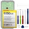 Swark BAT20ZN1296350 Batteria di ricambio compatibile con DOO-gee S96 Pro DGS96 Series batteria di ricambio con kit di attrezzi di riparazione aggiornato