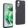 REY Cover in Gel TPU Nera per XIAOMI REDMI Note 12s, Ultra Sottile 0,33 mm, Morbido Flessibile, Custodia Silicone