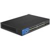 Linksys LGS328C-EU Switch di rete Gigabit gestito a 24 porte, 4 porte di uplink 10G SFP+, smart switch, sdoppiatore Ethernet con chassis in metallo, installazione su muro o scrivania