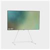 Pedestal Viva TV - Supporto per TV da 40 a 70 pollici, design moderno, robusti piedini per TV in acciaio, elegante base per TV con gambe inclinate e piedi arrotondati (beige)