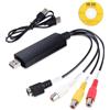 Anrbb USB 2.0 AudioVideo Grabber Convertitore, VHS su PC, Capture Card per videocassette, adatto per VHS VCR DVD Hi8 Video 8 Mini DV, compatibile con Windows 10 8 7 e Mac