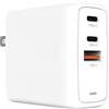 Creative 67 W GaN Charger 3-Port USB GaN Charger Wall con PPS, PD 3.0, e QC 4.0+ per telefoni e computer portatili, una presa CA UE intercambiabile inclusa
