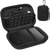 Lacdo Custodia Hard Disk Esterno per Seagate Portable/One Touch, W D Elements/My Passport, Toshiba Canvio Basics/Flex Portable External Hard Drive HDD Case 1TB 2TB 4TB 5TB 6TB Borsa Antishock, Nero