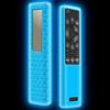 Hydream Custodia in Silicone per Samsung Telecomando BN59-01357 Series SolarCell Smart TV Telecomando Guscio Protettiva Cover Anti-Scivolo Cassa Copertura per Samsung Originale Remote 2021 (Blu Fluorescente)