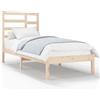 vidaXL Letto in legno massiccio 90x200 cm