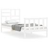vidaXL Letto in legno massello vidaXL senza materasso, in pino bianco