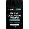 Nature Diet Collagene Marino in Polvere, 420 g, Tipo I da Pelle di Pesce | Insapore, Peptidi di Collagene, Collagene Idrolizzato, 90% Proteine, Supporto per Pelle, Capelli, Unghie e Articolazioni
