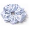 Generisch Elastico per capelli in seta di alta qualità in 100% seta di gelso - Scrunchies di lusso per uno styling delicato e capelli sani. (2, Blu cielo)