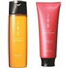 Lebel IAU Cleansing Freshment Hair Shampoo 200ml & Lebel IAU Silky Repair Hair Treatment 200ml Set (Green Tea Set)