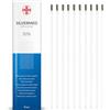 AIESI® Matita Caustica di argento nitrato al 50% (10 applicatori) per rimozione di porri verruche e tessuti SILVERMED 50