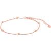 CERSLIMO Collana in Argento 925 Oro Rosa, Collana a Choker in Argento Sterling da Donna con Perla, Collana Senza Ciondolo per Donne e Ragazze, 16+3.5cm, Argento sterling