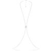 Swarovski Catena da corpo con cristalli X SKIMS Gioielleria per il corpo, One Size, Cristallo, Non pietra preziosa