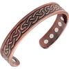 Wonder Care WC - 100% copper bracelet for women and men for arthritis pain, kada healing magnetic therapy, engraved copper bracelet for joint pain relief(10 magnets)