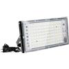 Fynokst Faretto LED 100W Assen, 1 faretto Luce gialla calda 6500K, faretto LED 10000LM per interni, IP66 impermeabile, adatto per giardini, garage e stadi sportivi