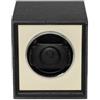 MODALO Twist - Caricatore automatico per 1 orologio/orologio Winder - motore silenzioso 900 TPD, legno massiccio e pelle, superficie antigraffio, per uomo e donna