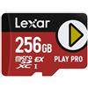 Lexar LMSXPS0256G-BNNG, 256 GB, MicroSDXC, Classe 3, UHS-I, 900 MB/s, 600 MB/s