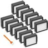 APZOVO 12 Filtri Ricambi Compatibili con iRobot Romba Serie E & I, i7 i7+ i7 Plus /i3 i3+ /i4 i4+ /i6 i6+ /i8 i8+ /E5 /E6 /E7