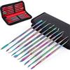 Coolty 10pcs Strumenti per Intagliare la Cera di Argilla in Acciaio inox a Doppia Estremità Fai Da Te Spatola Scalpello Intagliatore Set per scolpire i Dettagli, intagliare la Ceramica