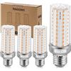 PINDOWS Lampadine LED E27 16W Bianca Calda 3000K LED Edison Lampade Mais,150W equivalenti a Incandescenza,1900LM Sostituire Lampada Alogena da 120W~150W,Alta Luminosità CRI 80+,No Dimmerabile,4 Pezzi