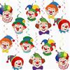 ChAusa 12 Pezzi Decorazioni Carnevale da Appendere Stelle Filanti Carnevale Festoni Decorazione per Feste Ideale per Feste di Carnevale,Compleanni, Eventi a Tema, Decorazioni Festive per Bambini e Adulti