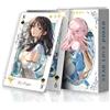RiTeDei Star Love Poker,54 pezzi/scatola, bella ed elegante, Fresh and Sweet Cartoon Gold-Stamped Playing Cards, Table Toy (XA)