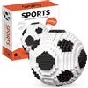 VyxStelyndric Pallone da Calcio Costruzioni Kits, Pallone da calcio da assemblare con blocchi in miniatura. Oltre 850 pezzi Calcio Building per Bambini