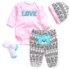 ZIYIUI Reborn baby doll Vestiti per 20-22 pollici Abito Senza Maniche Viola Fit Bambola Reborn Femmina Abbigliamento per Bambole