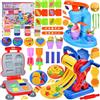 Herenear Formine per Plastilina, 46 Pasta Modellabile con Macchina, 12 Vasetti, Giochi per Bambini 3-12 Anni