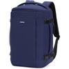 ECOHUB Zaino Ryanair 40x20x25, Zaino da Viaggio da 20L con 10 Tasche, Valigia Bagaglio a Mano Porta PC 14 pollici, Zaini Donna Uomo in PET Riciclato per Trekking e Lavoro（Blu）