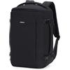 ECOHUB Zaino Ryanair 40x20x25, Zaino da Viaggio da 20L con 10 Tasche, Valigia Bagaglio a Mano Porta PC 14 pollici, Zaini Donna Uomo in PET Riciclato per Trekking e Lavoro（Nero）