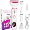 Vemfay Rasoio Elettrico per le Donne, Rasoio Elettrico 5-in-1 per il Corpo, Rasoio Secco Bagnato Indolore per Bikini, Ascelle, Gambe, Sopracciglia e naso, Ricarica USB