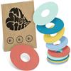 MySweetStitch - 10 x KatheterPatch, cerotti sensore con forte tenuta, cerotto sensor per set di infusione per microinfusore (es. MiniMed, T:slim e Medtronic Guardian), cerotto impermeabile, Pastel