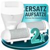 Grundig Rimozione calli elettrico Pro - rimuovere rapidamente i calli senza piegarsi - Premium batteria rimozione calli bagnato + asciutto con luce di lavoro, ruote da 3 piedi, ricaricabile (kit